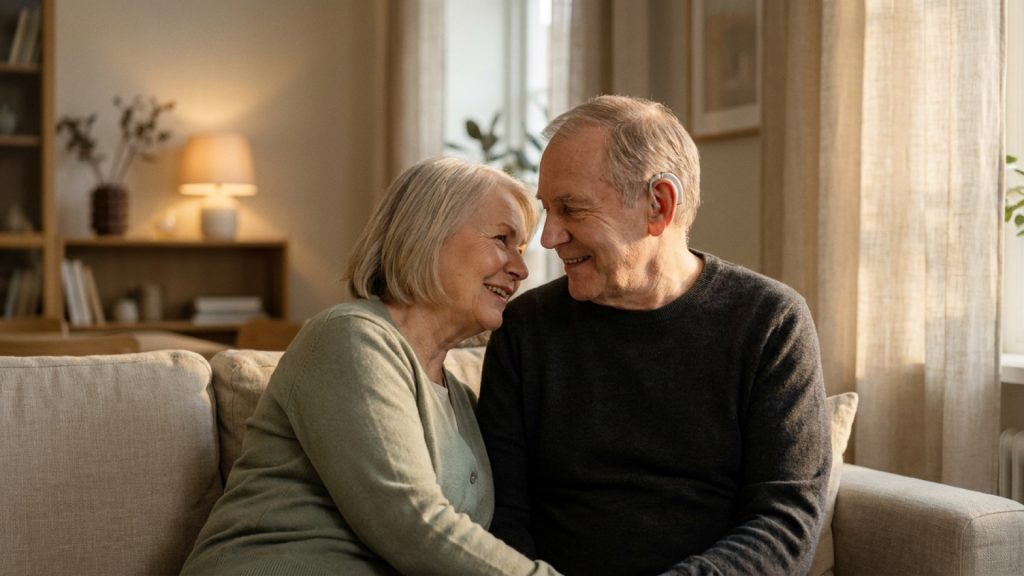 demencija elderly couple hearing aid
