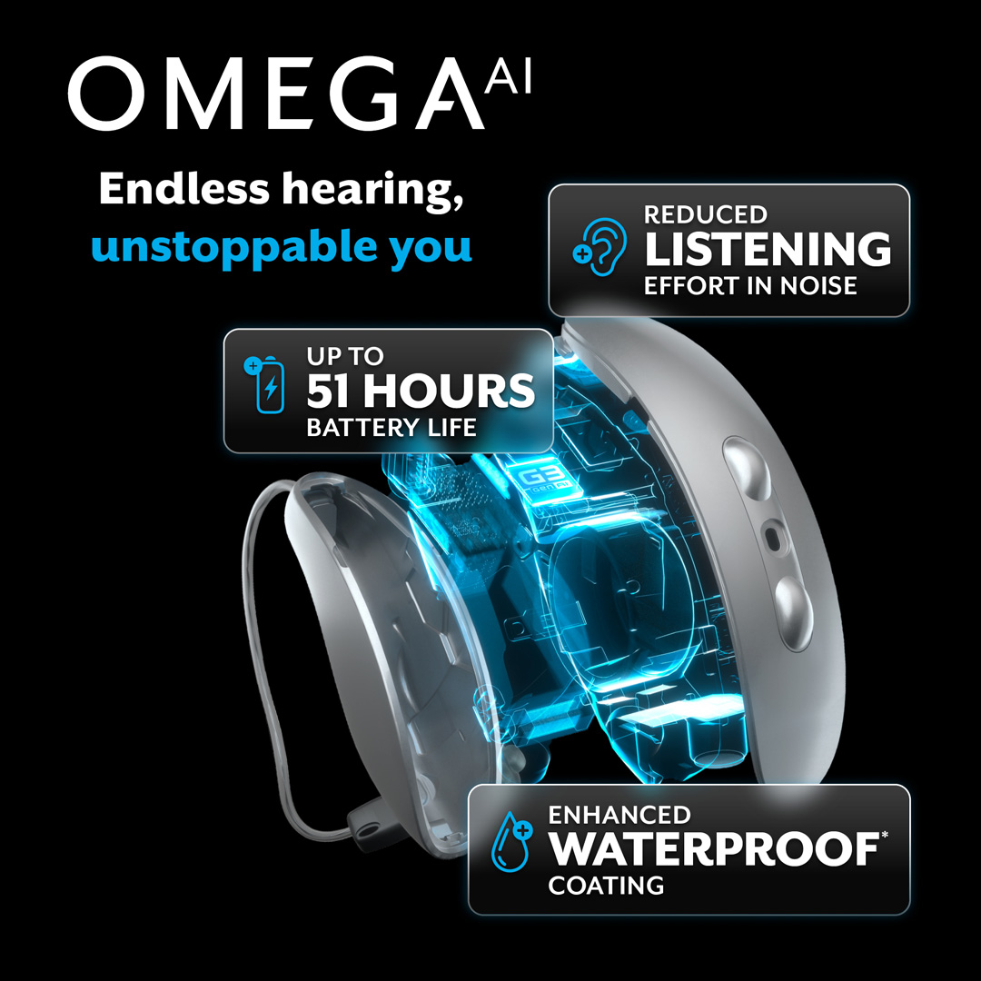 Starkey Omega AI - Endless hearing unstoppable you